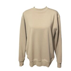 Alphalete Men’s Tan Monarch Crewneck Sweater Sweatshirt Sz S